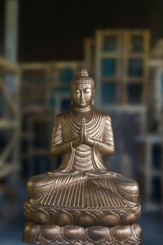 Sitting Buddha Pray – 200cm (GRC)