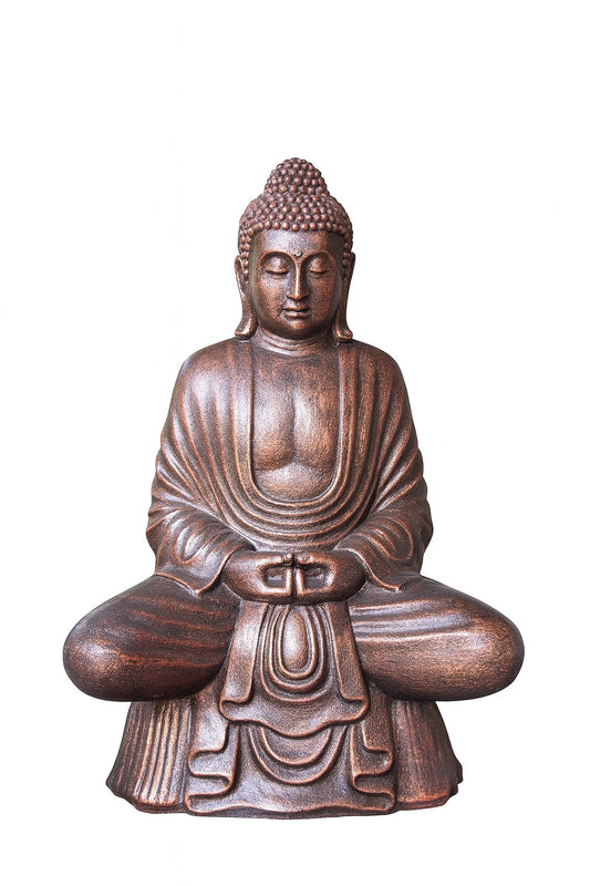 Sitting Buddha Lotus (50cm) GRC